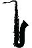 Saxophone Silhouette