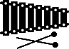 Xylophon Silhouette